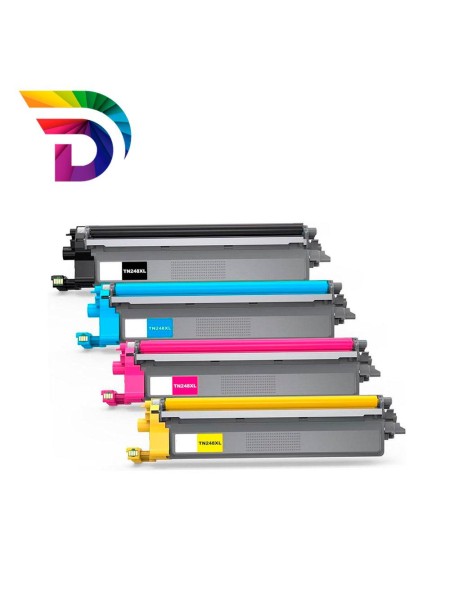 Toner compatible Dayma para BROTHER TN248 XL Amarillo 2300 pag.